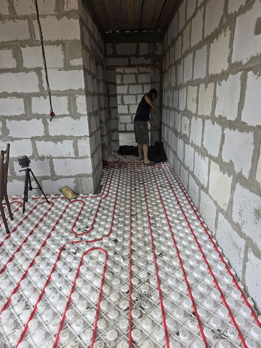 Полусухая стяжка с маленькой агрегатом