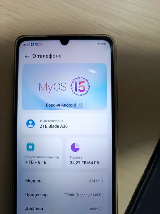 Продам zte Blade a36