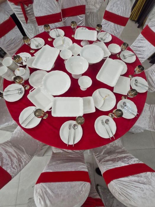 Аренда пасуда, стол и стулья