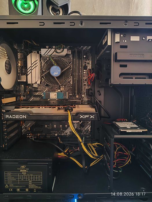 Геймърски Intel i5 10500, RX 6600 8GB, RAM 16GB DDR4 3200