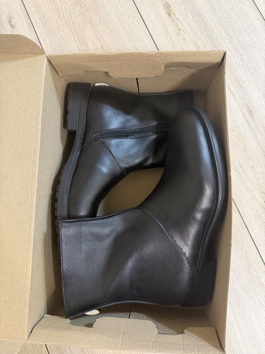 Полусапоги кожаные