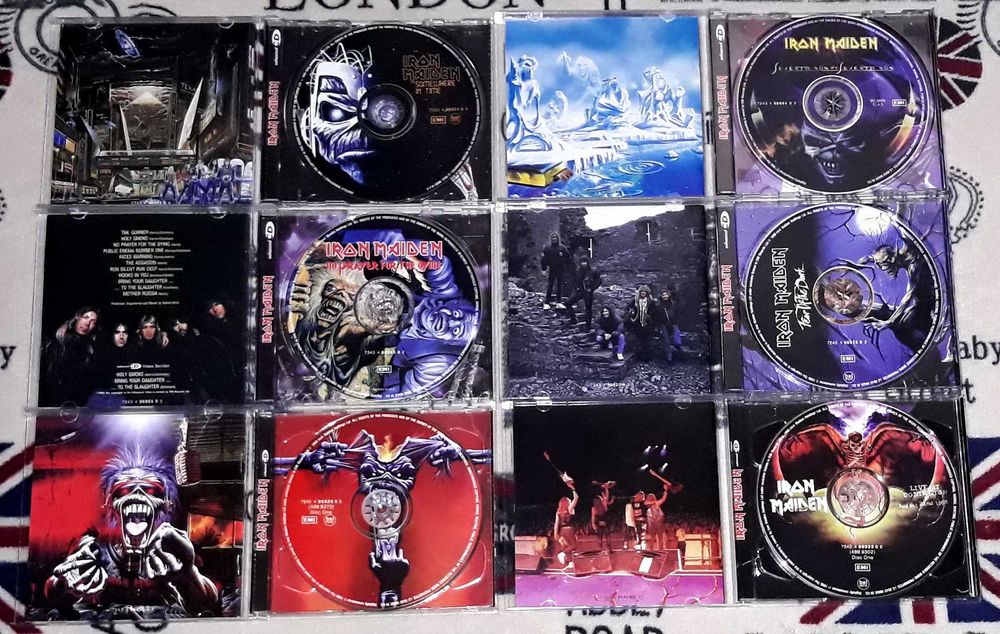 BoxSet Iron Maiden 1980-1993 (15 CD) - Ediție EMI UK - Mint