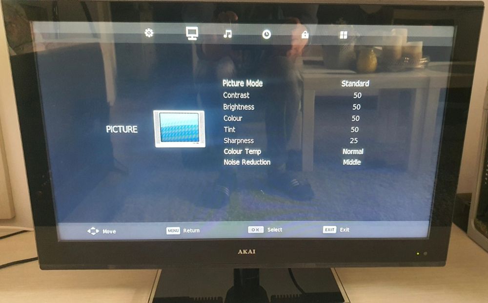 Televizor LED DVD AKAI