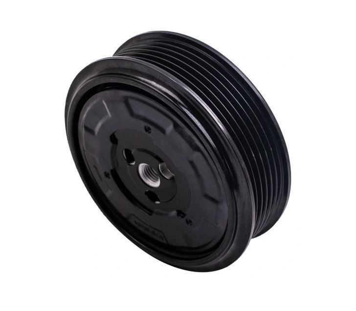 Cupla magnetica ambreiaj compresor A/C 6 caneluri, diam 100 mm Audi A4 B6/B7 202007; A6 202012; motorizari 1, 6/1, 8T/1, 8tsi, 1, 9 tdi/2, 0/2,