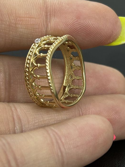 Колечко 585 необычной модели