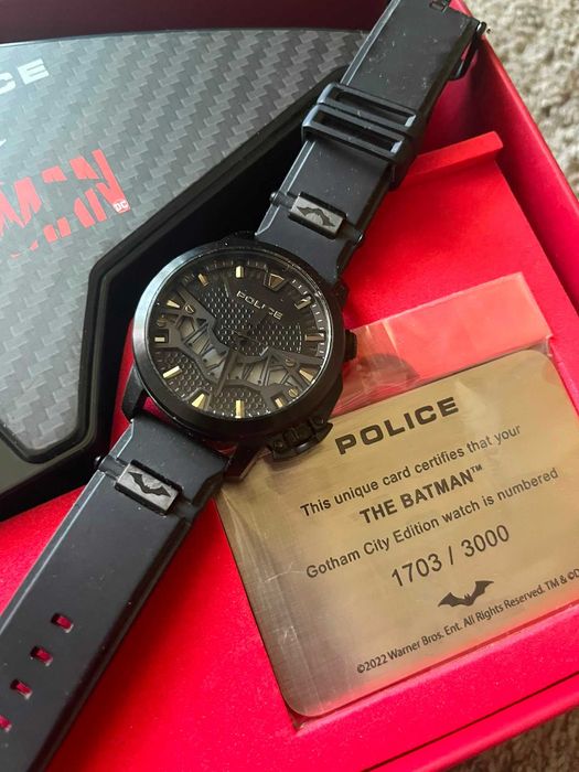 Ceas Police x The Batman Gotham City Edition – Ediție Limitată 1703/3000 | Cutie Completă