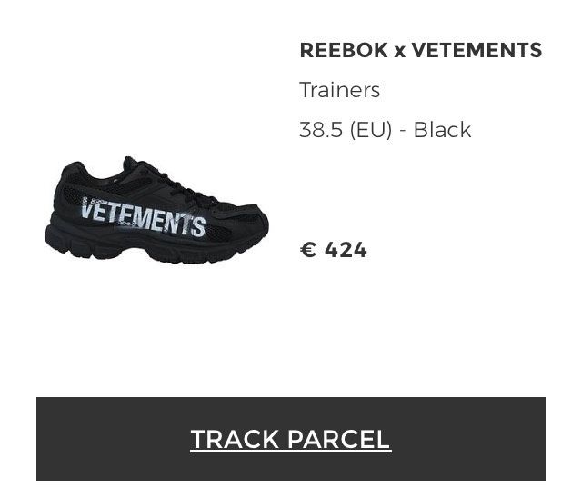 Reebok x Vetements Маратонки