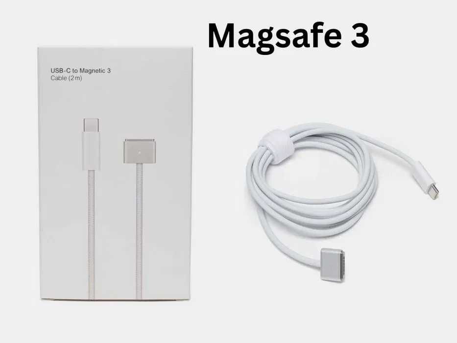 Зарядные Kабели для MacBook (Magsafe 1/2/3, Type-C) — 2 метра + БОНУС