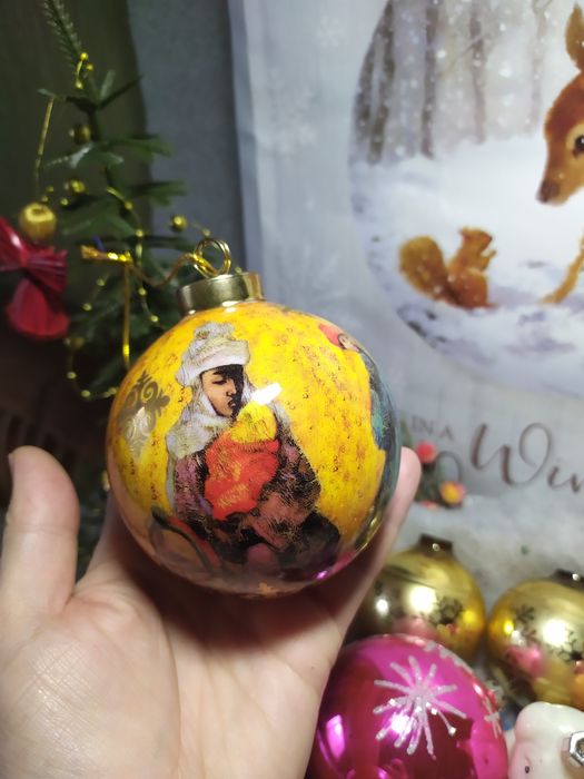 Ёлочные игрушки стекло