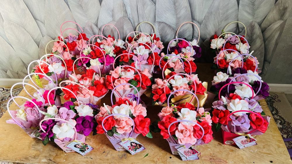 Мыльные букеты. Сабын гүлдер.