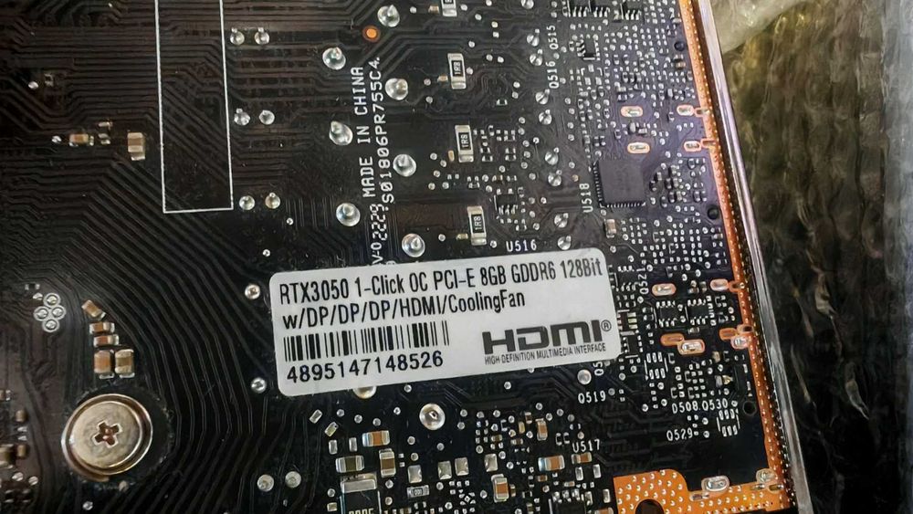 Видео карта KFA2 RTX 3050 8GB GDDR6