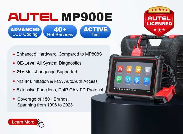 Tester auto profesional, Autel MP900E Original in Romana, CADOU MV105S