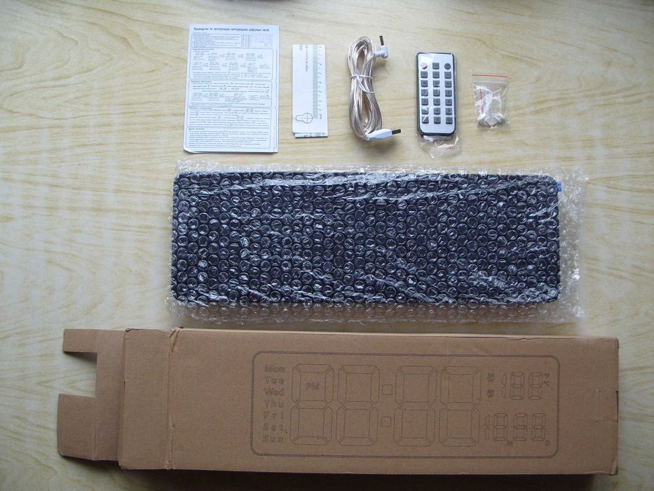 Огромен чаcoвниk DS-6626, с термометър и дистанционно