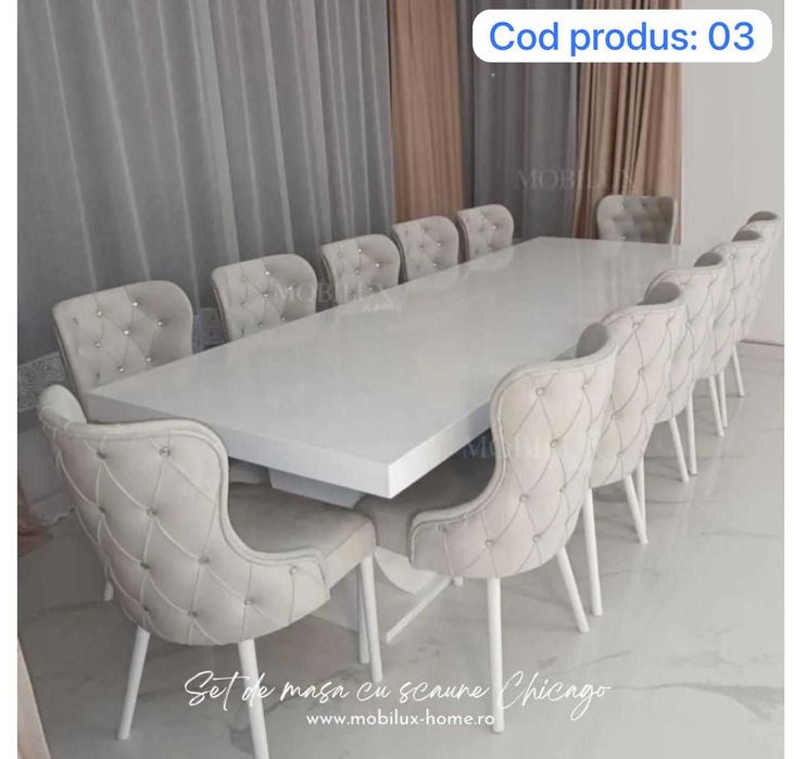 Set masa si 12 scaune, produse noi!