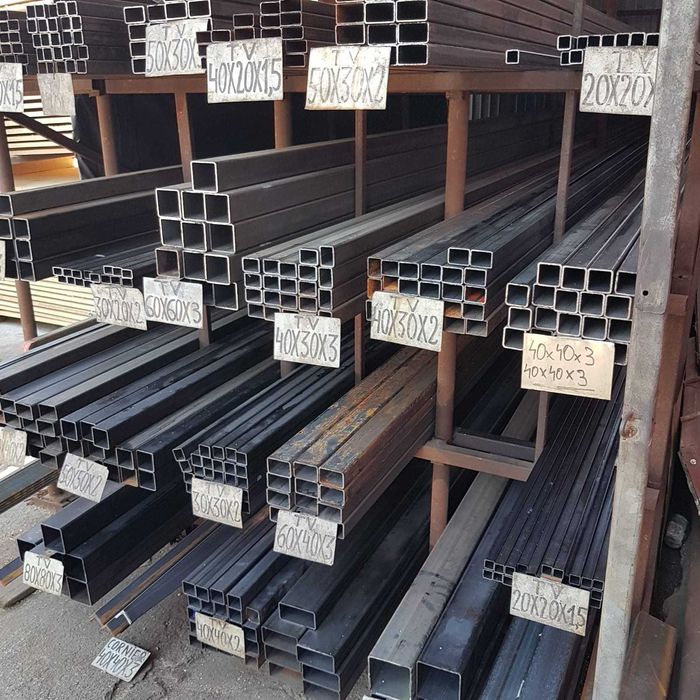 Teava patrata si rectangulara > sarma, cuie, platband, fier beton