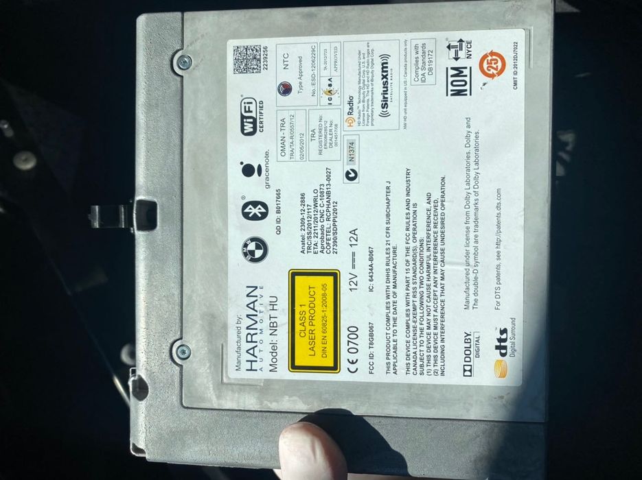 Навигация NBT за Бмв Х3 Ф25 комплект