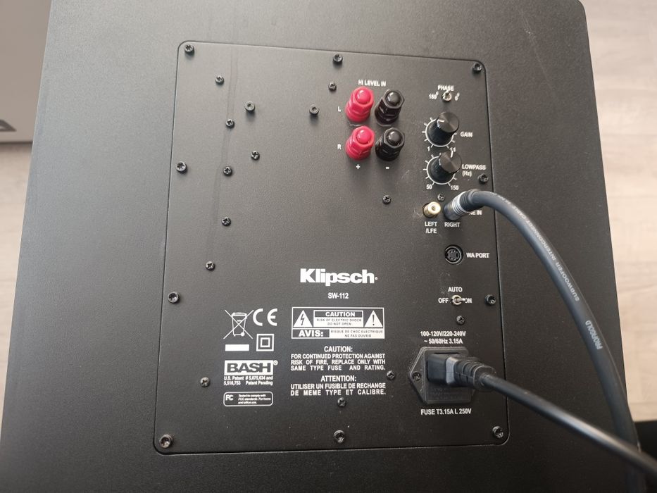 Сабвуфер Сабвуфер klipsch sw-112