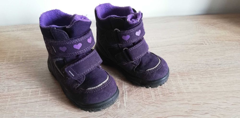 Детски / бебешки зимни ботуши лилави SuperFit 21 номер