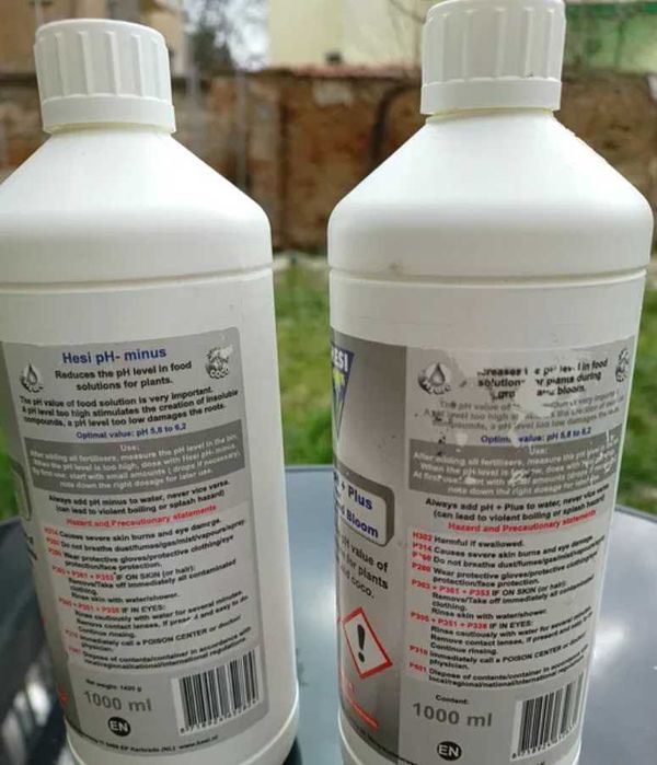 HESI PH MINUS/PLUS 1L - регулатор за сваляне/покачване на Ph