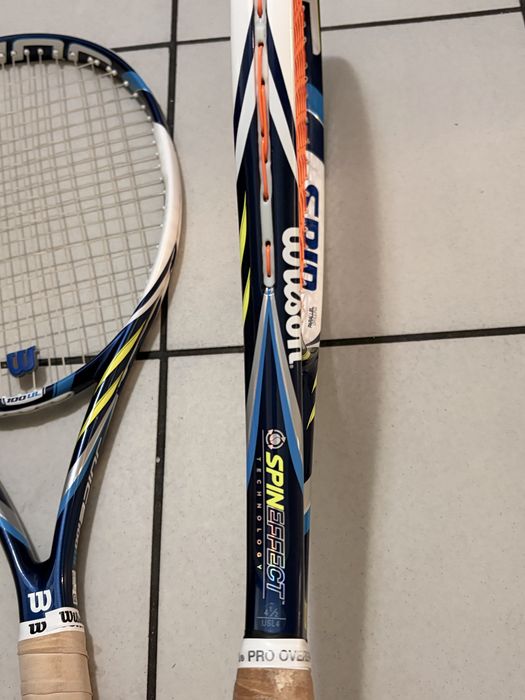 2 броя ракета за тенис Wilson Spineffect / Wilson Juice 100 UL