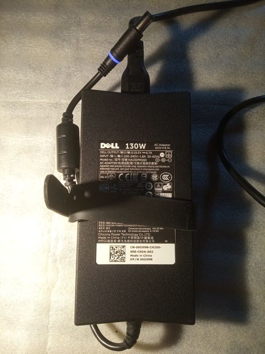 Încărcătoare Dell original,, 19.5v - 3,34 A și 6,7a-130w, USB-C led î