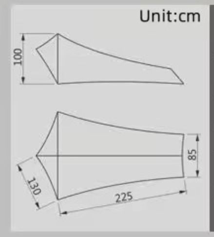 Cort ultralight 2 piese (tarp +mesh inner), 1 persoană