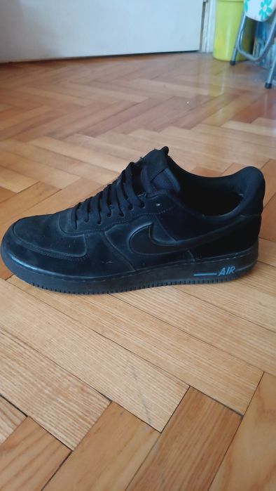 Nike Air Force 1 Low Black Rubber Swoosh – 45.5