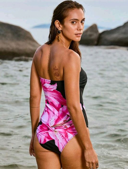 Промо!!! Нов цял дамски бански #XL