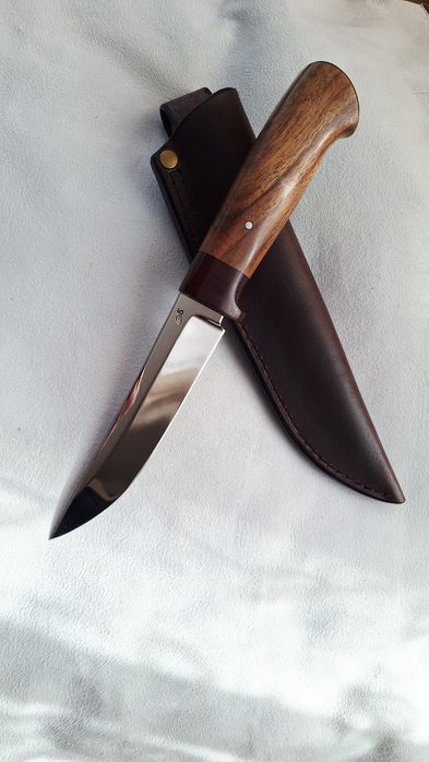Ножове за лов риболов туризъм ръчна изработка с кожена кания