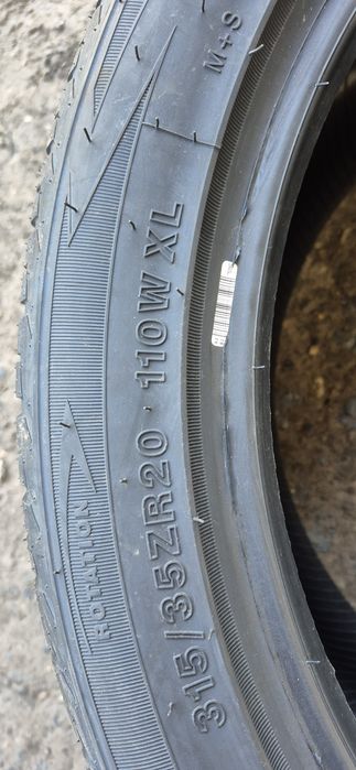 4 anvelope M+S noi,fata Tercelo 275/40/20,spate Grenlander 315/35/20,dot 2025-2026.Pretul este pe bucata.