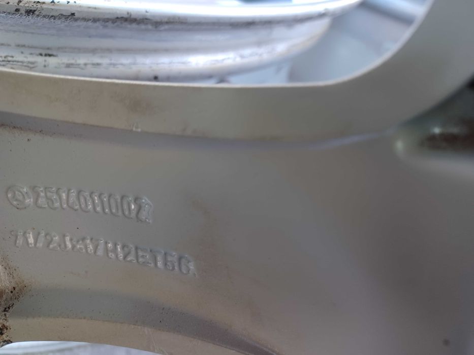 4 бр. оригинални алуминиеви джанти Mercedes 17'' 5x112  ET56, 7,5J