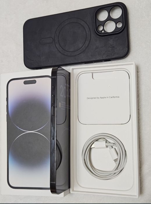 Iphone 14 pro max 128GB, Black Titanium Full box