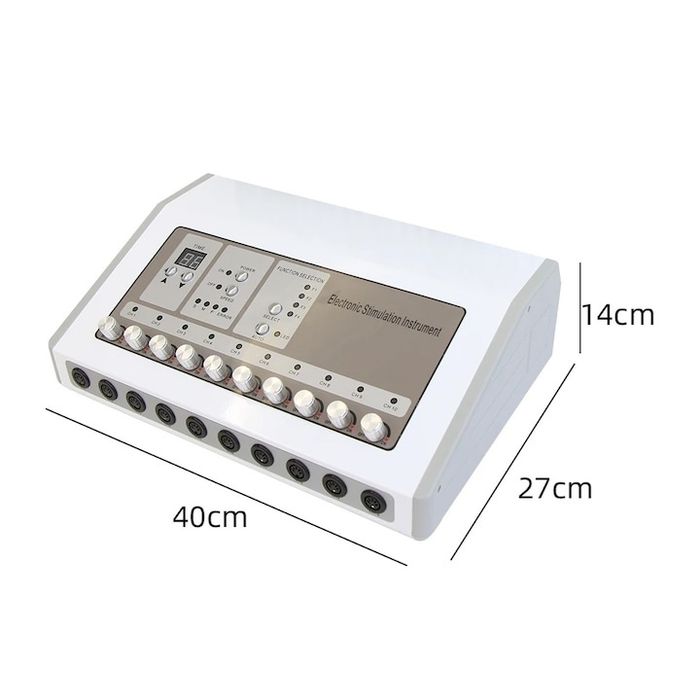 Aparat Profesional Electrostimulare, EMS Corporala si Bust, Scadere in greutate, Anticelulita, Tonifiere, Remodelare, Detoxifiere, 24 Paduri