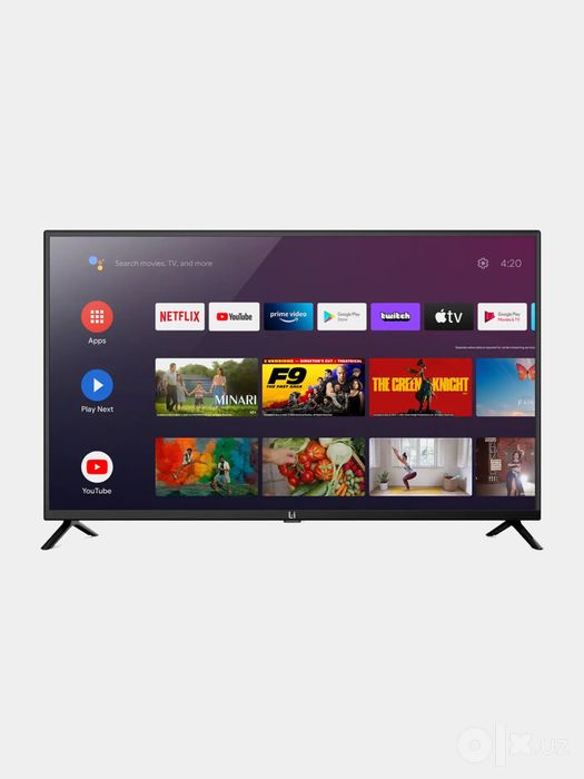 Телевизор YasinTV Android 12 Smart TV, 32, 40, 43, 55, HD, Full HD