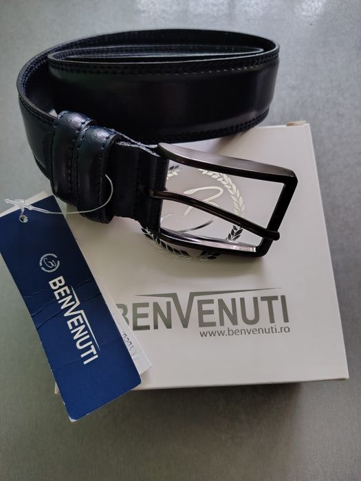 Curea bărbătească Benvenuti , albastră.
