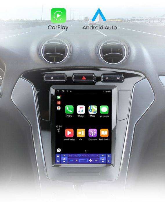 Navigatie Android 14 Ford Mondeo Tip Tesla Carplay Android Auto