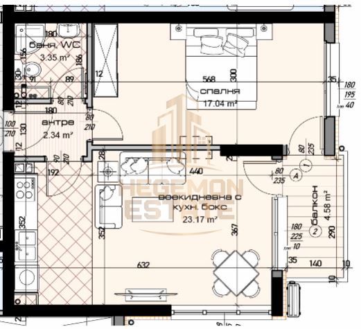 Продава се Двустаен апартамент в Варна, Младост 1 - 78 кв.м за 824 €/кв.м - Снимка #5