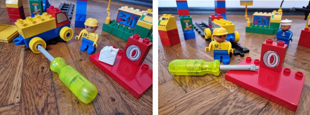 Lego duplo service auto si statie alimentare