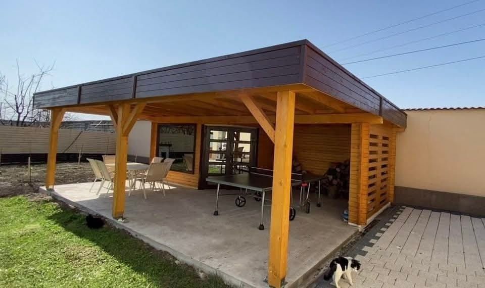 Terase, foișoare, magazii, pergole, căsuțe de gradina, magazii etc