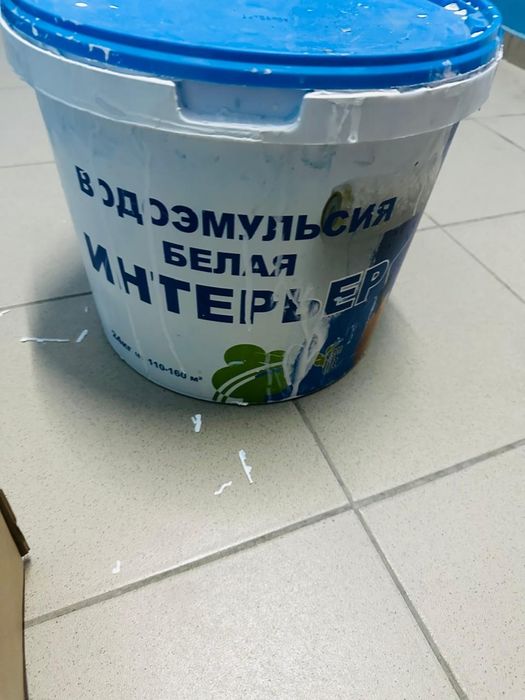Водоэмульсия белая Интерьер 14 кг