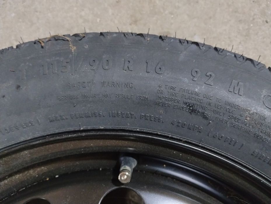 roata janta rezerva slim bmw r16