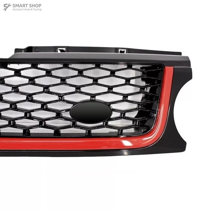 Ansamblu Bara fata si Grile Negru/Rosu Land Range Rover Sport L320 (20