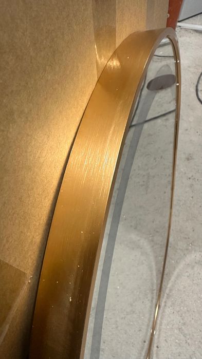 Огледало овално 50х80см, бронз