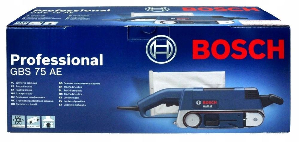 Ленточная шлифмашина Bosch GBS 75 AE Professional.
