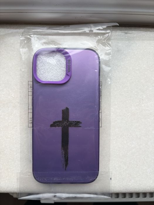 Husa protectie Iphone 15 - model cu cruce