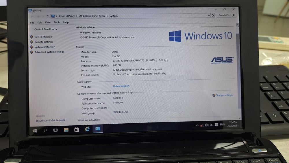 Лаптоп asus EEE втора употреба