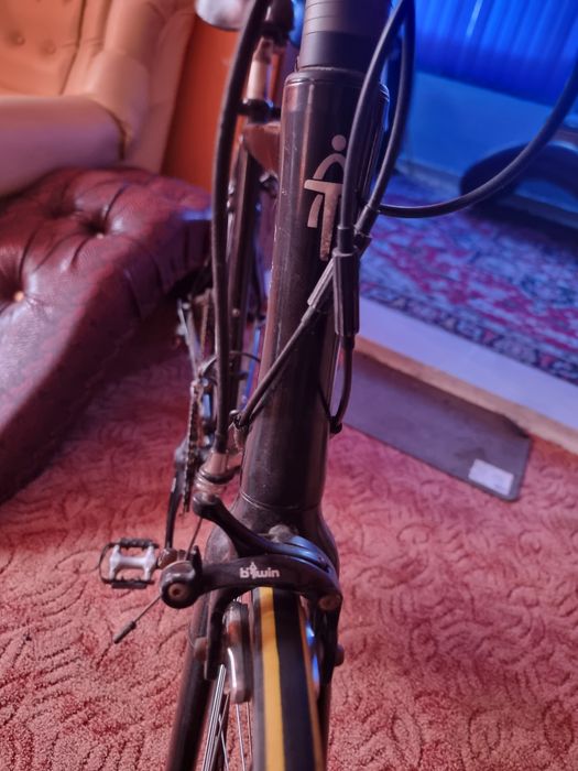 Bicicleta birou sau excursie cursiera roti subțiri furca carbon