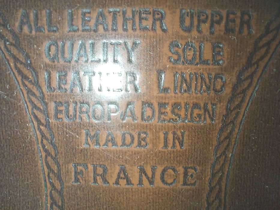 Туфли (новые), кожаные, Франция