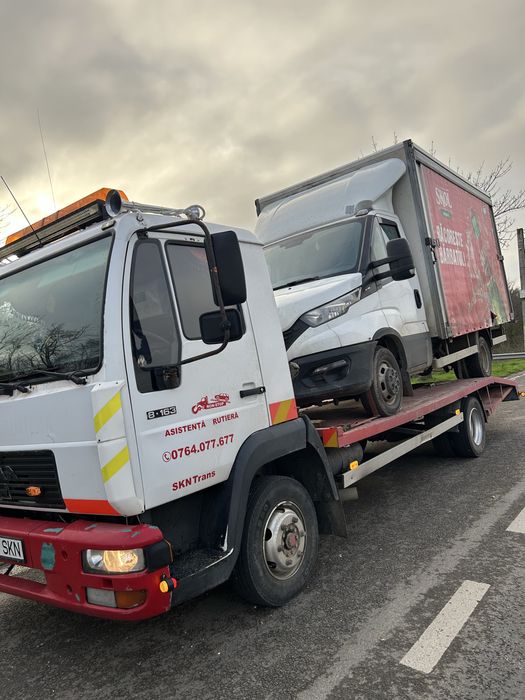 Platforma auto / Transport auto / Tractari auto autoutilitare dube rulote utilaje