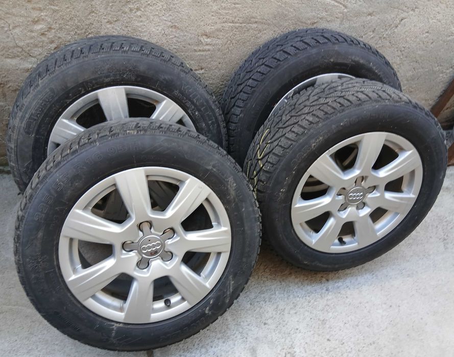 Set 4 roți cu anvelope de iarnă R16 pentru Audi